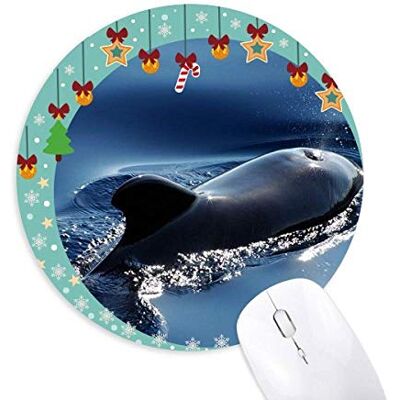 Ocean Water Sea Whale Science Nature Picture Mouse Pad Jingling Bell Round Rubber Mat Ocean Water Sea Whale Science Nature Picture Mouse Pad Jingling Bell Round Rubber Mat
