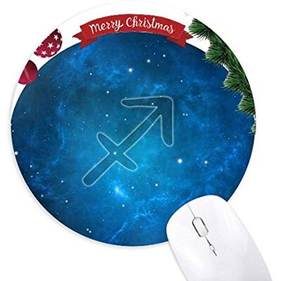 Sternnachts Sagittarius Zodiac Constellation Round Rubber Mouse Pad Christmas Tree Mat Sternnachts Sagittarius Zodiac Constellation Round Rubber Mouse Pad Christmas Tree Mat