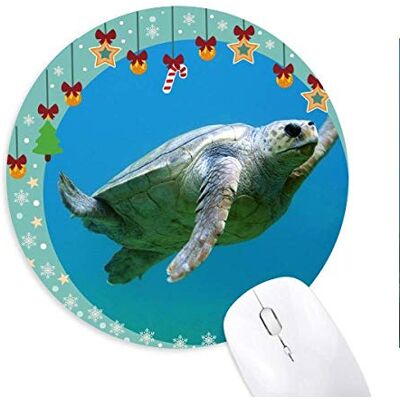 Meeresorganisation Turtle Ocean Animal Mouse Pad Jingling Bell Round Rubber Mat Meeresorganisation Turtle Ocean Animal Mouse Pad Jingling Bell Round Rubber Mat