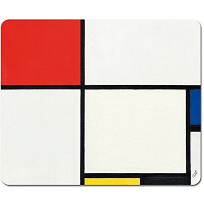 1art1 Piet Mondrian Komposition Nr. III Mit Rot, Blau, Gelb Und Schwarz, 1929 Mauspad 23x19 cm 1art1 Piet Mondrian Komposition Nr. III Mit Rot, Blau, Gelb Und Schwarz, 1929 Mauspad 23x19 cm