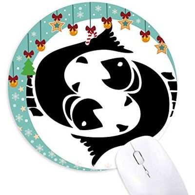 Sternbild Fische Zodiac sign Maus Pad Jingling Bell Round Rubber Mat Sternbild Fische Zodiac sign Maus Pad Jingling Bell Round Rubber Mat