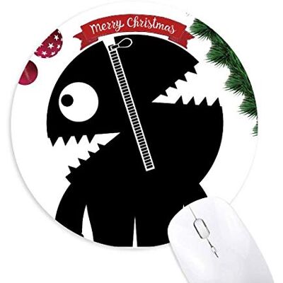 Monster Cable Universum Alien Monster Alien Kreatur Rund Gummi Maus Pad Weihnachtsbaum Mat Monster Cable Universum Alien Monster Alien Kreatur Rund Gummi Maus Pad Weihnachtsbaum Mat
