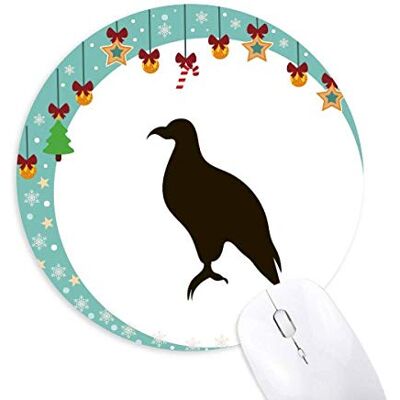 Black Eagle Cute Animal Portrayal Mouse Pad Jingling Bell Round Rubber Mat Black Eagle Cute Animal Portrayal Mouse Pad Jingling Bell Round Rubber Mat