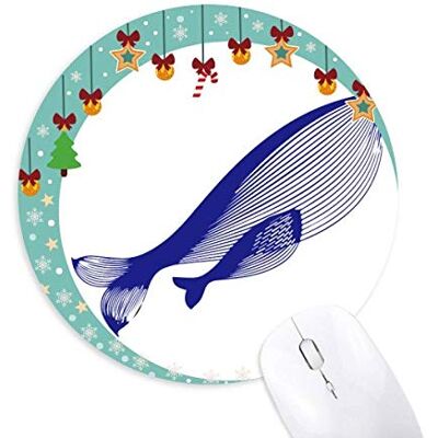 Ocean The Blue Whale Huge Mouse Pad Jingling Bell Round Rubber Mat Ocean The Blue Whale Huge Mouse Pad Jingling Bell Round Rubber Mat