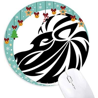 Sternbild Leo Zodiac Symbol Maus Pad Jingling Bell Round Rubber Mat Sternbild Leo Zodiac Symbol Maus Pad Jingling Bell Round Rubber Mat