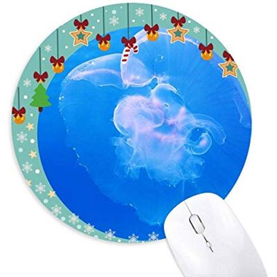 Ocean Blue Water Science Nature Mouse Pad Jingling Bell Round Rubber Mat Ocean Blue Water Science Nature Mouse Pad Jingling Bell Round Rubber Mat