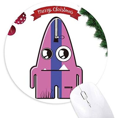 Monster Cable Universum Alien Stripped Purple Monster Round Rubber Maus Pad Weihnachtsbaum Mat Monster Cable Universum Alien Stripped Purple Monster Round Rubber Maus Pad Weihnachtsbaum Mat