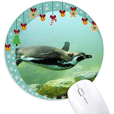 Ocean Antarctic Penguin Science Nature Picture Mouse Pad Jingling Bell Round Rubber Mat Ocean Antarctic Penguin Science Nature Picture Mouse Pad Jingling Bell Round Rubber Mat