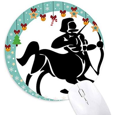Sternbild Sagittarius Zodiac sign Mouse Pad Jingling Bell Round Rubber Mat Sternbild Sagittarius Zodiac sign Mouse Pad Jingling Bell Round Rubber Mat
