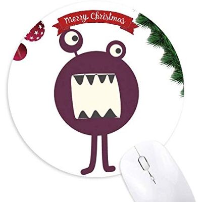 Monster Cable Universum und Alien Monster Round Rubber Maus Pad Weihnachtsbaum Mat Monster Cable Universum und Alien Monster Round Rubber Maus Pad Weihnachtsbaum Mat