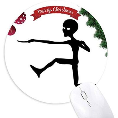 Monster Cable Universum Alien Monster Jumping Alien Round Rubber Maus Pad Weihnachtsbaum Mat Monster Cable Universum Alien Monster Jumping Alien Round Rubber Maus Pad Weihnachtsbaum Mat