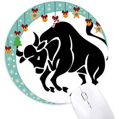 Sternbild Taurus Zodiac sign Mouse Pad Jingling Bell Round Rubber Mat Sternbild Taurus Zodiac sign Mouse Pad Jingling Bell Round Rubber Mat