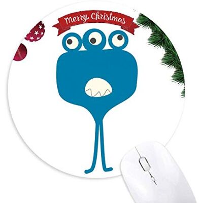 Monster Cable Universum und Alien Monster Round Rubber Maus Pad Weihnachtsbaum Mat Monster Cable Universum und Alien Monster Round Rubber Maus Pad Weihnachtsbaum Mat