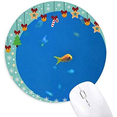 Ocean Fish Science Nature Picture Mouse Pad Jingling Bell Round Rubber Mat Ocean Fish Science Nature Picture Mouse Pad Jingling Bell Round Rubber Mat