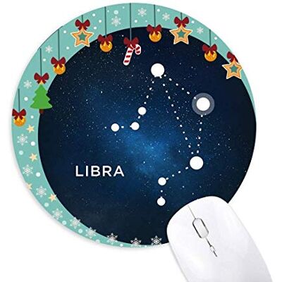 Waage Sternbild Zodiac sign Maus Pad Jingling Bell Round Rubber Mat Waage Sternbild Zodiac sign Maus Pad Jingling Bell Round Rubber Mat