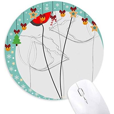 Red Flower Bud Abstract Art Corn Poppy Mouse Pad Jingling Bell Round Rubber Mat Red Flower Bud Abstract Art Corn Poppy Mouse Pad Jingling Bell Round Rubber Mat