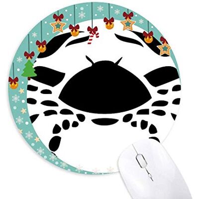 Sternbild Krebs Zodiac sign Maus Pad Jingling Bell Round Rubber Mat Sternbild Krebs Zodiac sign Maus Pad Jingling Bell Round Rubber Mat