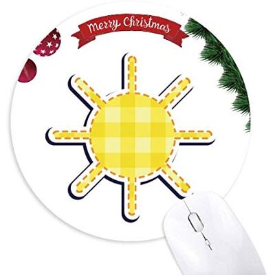 Monster Cable Universum Alien Monster Sun Round Rubber Maus Pad Weihnachtsbaum Mat Monster Cable Universum Alien Monster Sun Round Rubber Maus Pad Weihnachtsbaum Mat