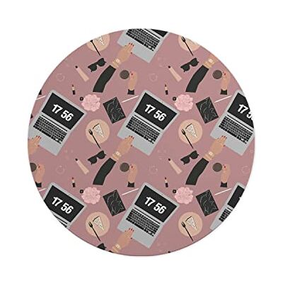 Questo Casa , Runden Digital Bedruckt Mauspad, rutschfeste Unterseite, für Büro und Zuhause, Durchmesser: 22 cm Questo Casa , Runden Digital Bedruckt Mauspad, rutschfeste Unterseite, für Büro und Zuhause, Durchmesser: 22 cm