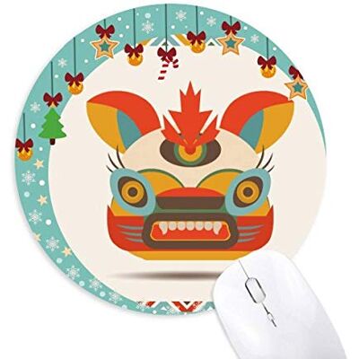 Monster Cable Chinesischer Stil Monster Maus Pad Jingling Bell Round Rubber Mat Monster Cable Chinesischer Stil Monster Maus Pad Jingling Bell Round Rubber Mat