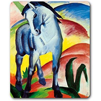 1art1 Franz Marc Blaues Pferd I, 1911 Mauspad 23x19 cm 1art1 Franz Marc Blaues Pferd I, 1911 Mauspad 23x19 cm