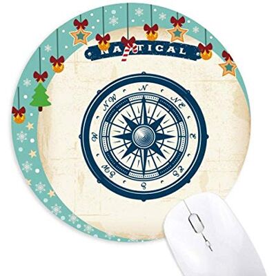 Kompass Droits Military Ocean Army Mouse Pad Jingling Bell Round Rubber Mat Kompass Droits Military Ocean Army Mouse Pad Jingling Bell Round Rubber Mat