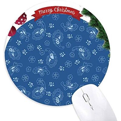 Pattern Blue Sky Night Dot Traditional Round Rubber Mouse Pad Christmas Tree Mat Pattern Blue Sky Night Dot Traditional Round Rubber Mouse Pad Christmas Tree Mat