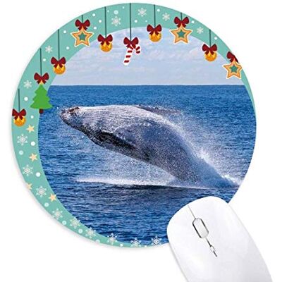 Ocean Humpback Fish Science Nature Picture Mouse Pad Jingling Bell Round Rubber Mat Ocean Humpback Fish Science Nature Picture Mouse Pad Jingling Bell Round Rubber Mat