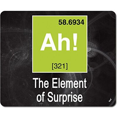 1art1 Spaß Ah, The Element of Surprise, Das Überraschungs-Element Mauspad 23x19 cm 1art1 Spaß Ah, The Element of Surprise, Das Überraschungs-Element Mauspad 23x19 cm