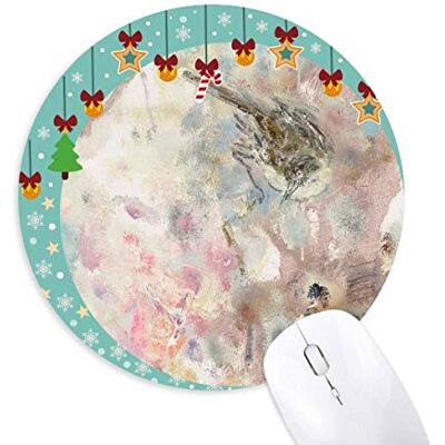 Januar Lotus XJJ Oil Painting Mouse Pad Jingling Bell Round Rubber Mat Januar Lotus XJJ Oil Painting Mouse Pad Jingling Bell Round Rubber Mat
