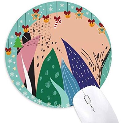 Aloe Abstract Plants Art Pattern Mouse Pad Jingling Bell Round Rubber Mat Aloe Abstract Plants Art Pattern Mouse Pad Jingling Bell Round Rubber Mat