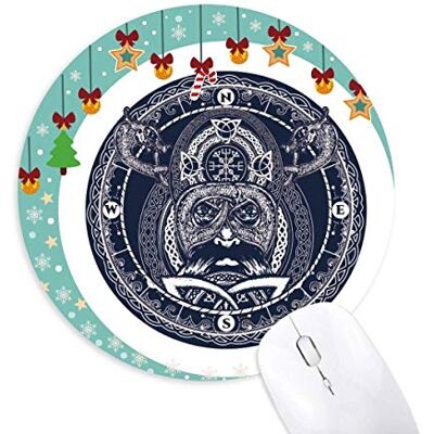 People Compass Circle Art Pattern Mouse Pad Jingling Bell Round Rubber Mat People Compass Circle Art Pattern Mouse Pad Jingling Bell Round Rubber Mat