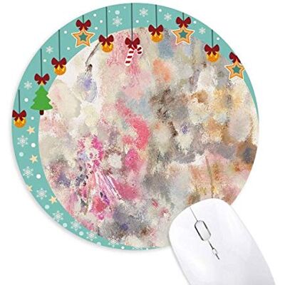 April Lotus XJJ Oil Painting Mouse Pad Jingling Bell Round Rubber Mat April Lotus XJJ Oil Painting Mouse Pad Jingling Bell Round Rubber Mat