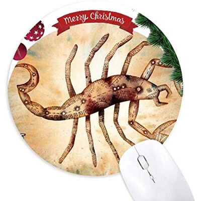 November Oktober Scorpion Constellation Zodiac Round Rubber Maus Pad Weihnachtsbaum Mat November Oktober Scorpion Constellation Zodiac Round Rubber Maus Pad Weihnachtsbaum Mat