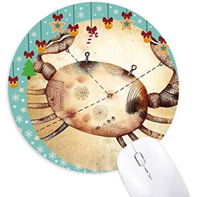 Juni Juli Cancer Constellation Zodiac Maus Pad Jingling Bell Round Rubber Mat Juni Juli Cancer Constellation Zodiac Maus Pad Jingling Bell Round Rubber Mat