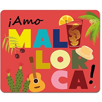 1art1 Spanien Amo Mallorca Mauspad 23x19 cm 1art1 Spanien Amo Mallorca Mauspad 23x19 cm