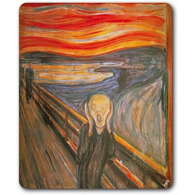 1art1 Edvard Munch Der Schrei, 1893 Mauspad 23x19 cm 1art1 Edvard Munch Der Schrei, 1893 Mauspad 23x19 cm