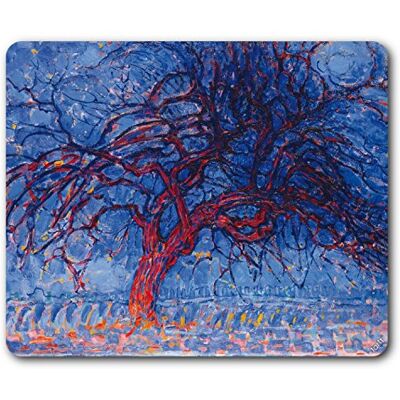 1art1 Piet Mondrian Der Rote Baum, 1908-10 Mauspad 23x19 cm 1art1 Piet Mondrian Der Rote Baum, 1908-10 Mauspad 23x19 cm