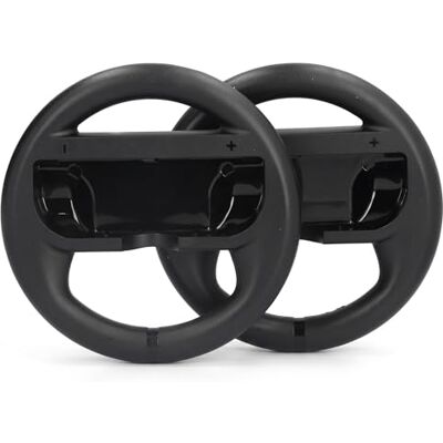 Nintendo Topiky Lenkrad-Controller für Rennspiele-Zubehör Controller-Griff für Gaming, 2er-Pack(Schwarz) Nintendo Topiky Lenkrad-Controller für Rennspiele-Zubehör Controller-Griff für Gaming, 2er-Pack(Schwarz)