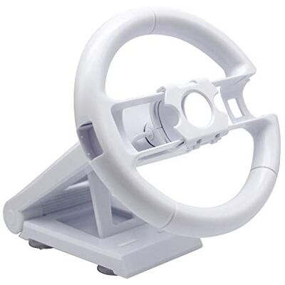 OSTENT Multi-Winkel Racing Game Lenkrad Stand kompatibel für Nintendo Wii Console Controller Farbe Weiß OSTENT Multi-Winkel Racing Game Lenkrad Stand kompatibel für Nintendo Wii Console Controller Farbe Weiß