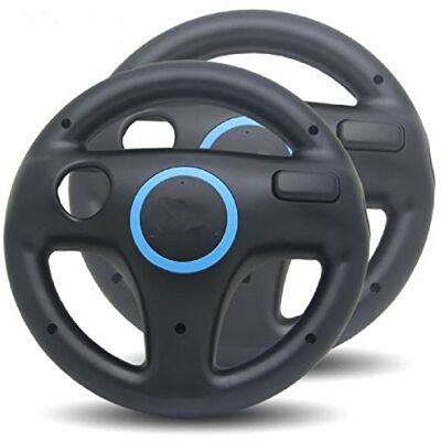 LS 2x Lenkrad Racing Wheel für Nintendo Wii schwarz LS 2x Lenkrad Racing Wheel für Nintendo Wii schwarz