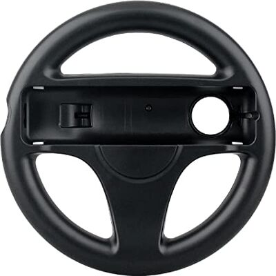 OSTENT Mario Kart Racing Spiele Lenkrad kompatibel für Nintendo Wii Remote Controller Farbe Schwarz OSTENT Mario Kart Racing Spiele Lenkrad kompatibel für Nintendo Wii Remote Controller Farbe Schwarz