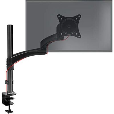 Duronic DM451X3 Monitorarm, Monitor Halterung Bildschirme bis 27" Zoll LCD LED Display Ständer bis 13 kg, Höhenverstellbar, Neigbar -20° bis +20°, Drehbar 360°, Monitorhalterung 2fach VESA Arm Duronic DM451X3 Monitorarm, Monitor Halterung Bildschirme bis 27" Zoll LCD LED Display Ständer bis 13 kg, Höhenverstellbar, Neigbar -20° bis +20°, Drehbar 360°, Monitorhalterung 2fach VESA Arm