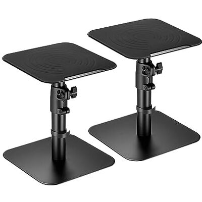 RICOO Lautsprecherständer für Schreibtisch PC TV Lautsprecher Ständer Höhenverstellbar 2-er Set Boxenständer Boxen Standfuß LH069-T Universal Audio Tischhalterung Studio Speaker Stand Halterung RICOO Lautsprecherständer für Schreibtisch PC TV Lautsprecher Ständer Höhenverstellbar 2-er Set Boxenständer Boxen Standfuß LH069-T Universal Audio Tischhalterung Studio Speaker Stand Halterung