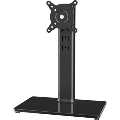 Hemudu Monitorständer HT05B-001 für einen LCD-Computer-Monitor mit für 33 cm bis 81,3 cm (13 Zoll bis 32 Zoll) mit Schwenkgelenk, höhenverstellbar, drehbar, hält einen Bildschirm bis zu 35 kg Hemudu Monitorständer HT05B-001 für einen LCD-Computer-Monitor mit für 33 cm bis 81,3 cm (13 Zoll bis 32 Zoll) mit Schwenkgelenk, höhenverstellbar, drehbar, hält einen Bildschirm bis zu 35 kg