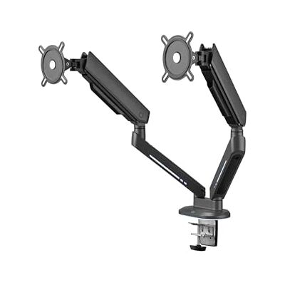 One for All Universeller Gaming Dual Monitorarm für 21-45 Zoll–VESA 75/100 mm – Höhenverstellung – Neigen(80°), Schwenken(180°) und Drehen(360°) – Max. Gewicht – 14 kg pro Bildschirm–Schwarz (DM8210) One for All Universeller Gaming Dual Monitorarm für 21-45 Zoll–VESA 75/100 mm – Höhenverstellung – Neigen(80°), Schwenken(180°) und Drehen(360°) – Max. Gewicht – 14 kg pro Bildschirm–Schwarz (DM8210)