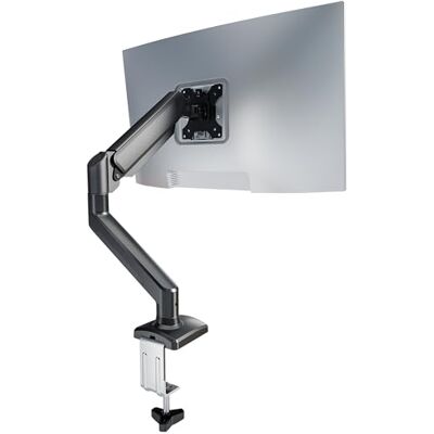 C-MOUNTS Einzel-Monitor-Tischhalterung, Gasfeder-Monitorarm für 17-32-Zoll-Bildschirme, Verstellbarer Computer-Monitorständer bis zu 4,4 bis 9 kg, VESA-Halterung mit Klemme und Tüllenbasis, VESA 75 C-MOUNTS Einzel-Monitor-Tischhalterung, Gasfeder-Monitorarm für 17-32-Zoll-Bildschirme, Verstellbarer Computer-Monitorständer bis zu 4,4 bis 9 kg, VESA-Halterung mit Klemme und Tüllenbasis, VESA 75