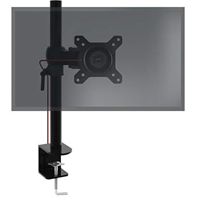 Duronic DM351X1 Monitorarm, Monitor Halterung Bildschirme bis 27" Zoll LCD LED Display Ständer bis 10 kg, Höhenverstellbar, Neigbar -15° bis +15°, Drehbar 360°, Monitorhalterung Arm VESA Duronic DM351X1 Monitorarm, Monitor Halterung Bildschirme bis 27" Zoll LCD LED Display Ständer bis 10 kg, Höhenverstellbar, Neigbar -15° bis +15°, Drehbar 360°, Monitorhalterung Arm VESA