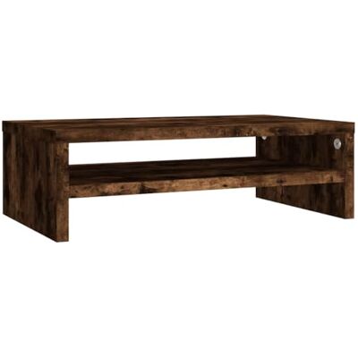 vidaXL Monitorständer Schreibtischaufsatz Monitorerhöhung Bildschirm Aufsatz Bildschirmerhöhung Bildschirmständer Räuchereiche 42x24x13cm Holzwerkstoff vidaXL Monitorständer Schreibtischaufsatz Monitorerhöhung Bildschirm Aufsatz Bildschirmerhöhung Bildschirmständer Räuchereiche 42x24x13cm Holzwerkstoff