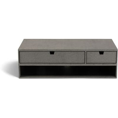 Bigso Box of Sweden - Ted - Grau - mit Schubladen - Monitorständer Bigso Box of Sweden - Ted - Grau - mit Schubladen - Monitorständer